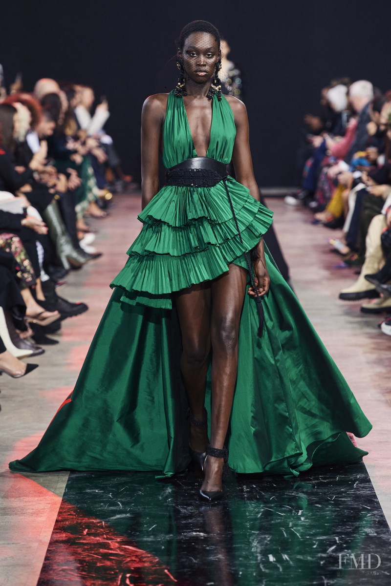 Sabah Koj featured in  the Elie Saab fashion show for Autumn/Winter 2020