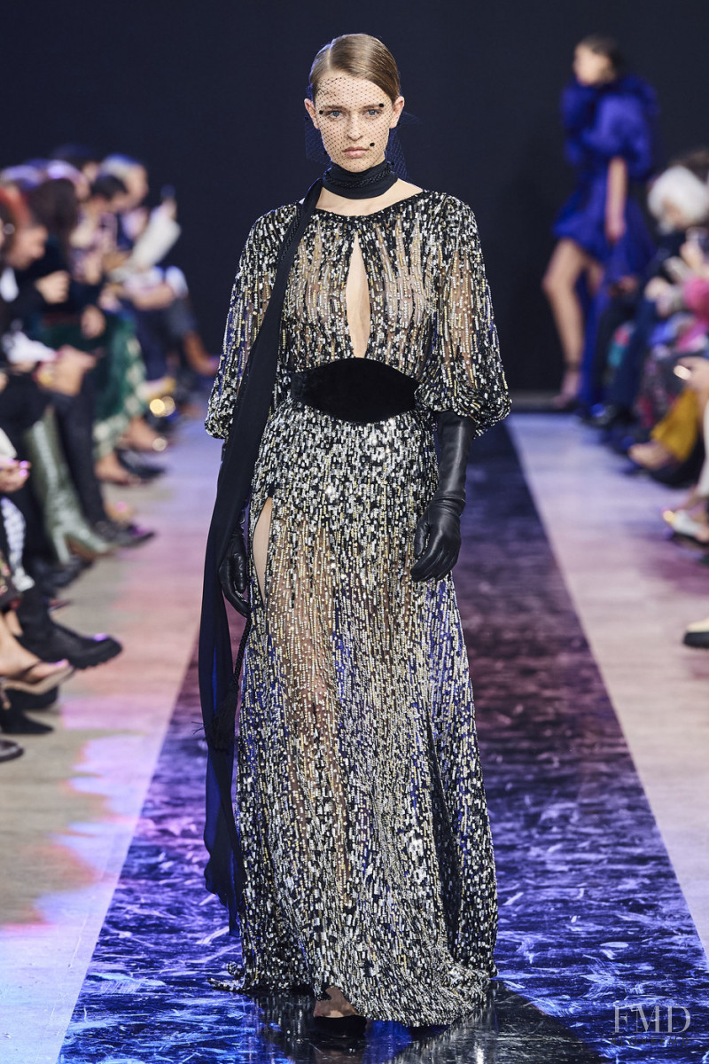Merel Zoet featured in  the Elie Saab fashion show for Autumn/Winter 2020