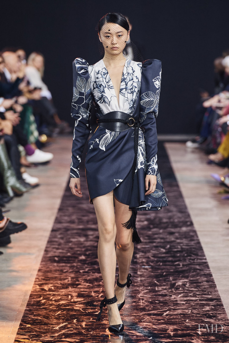 Xu Jing featured in  the Elie Saab fashion show for Autumn/Winter 2020