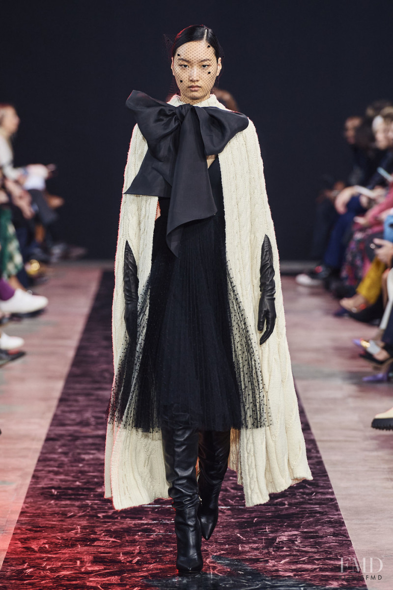Wang Han featured in  the Elie Saab fashion show for Autumn/Winter 2020