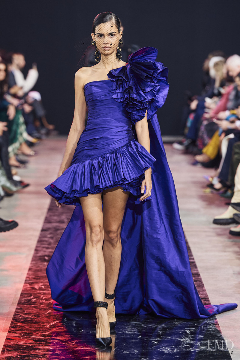 Mariana Santana featured in  the Elie Saab fashion show for Autumn/Winter 2020