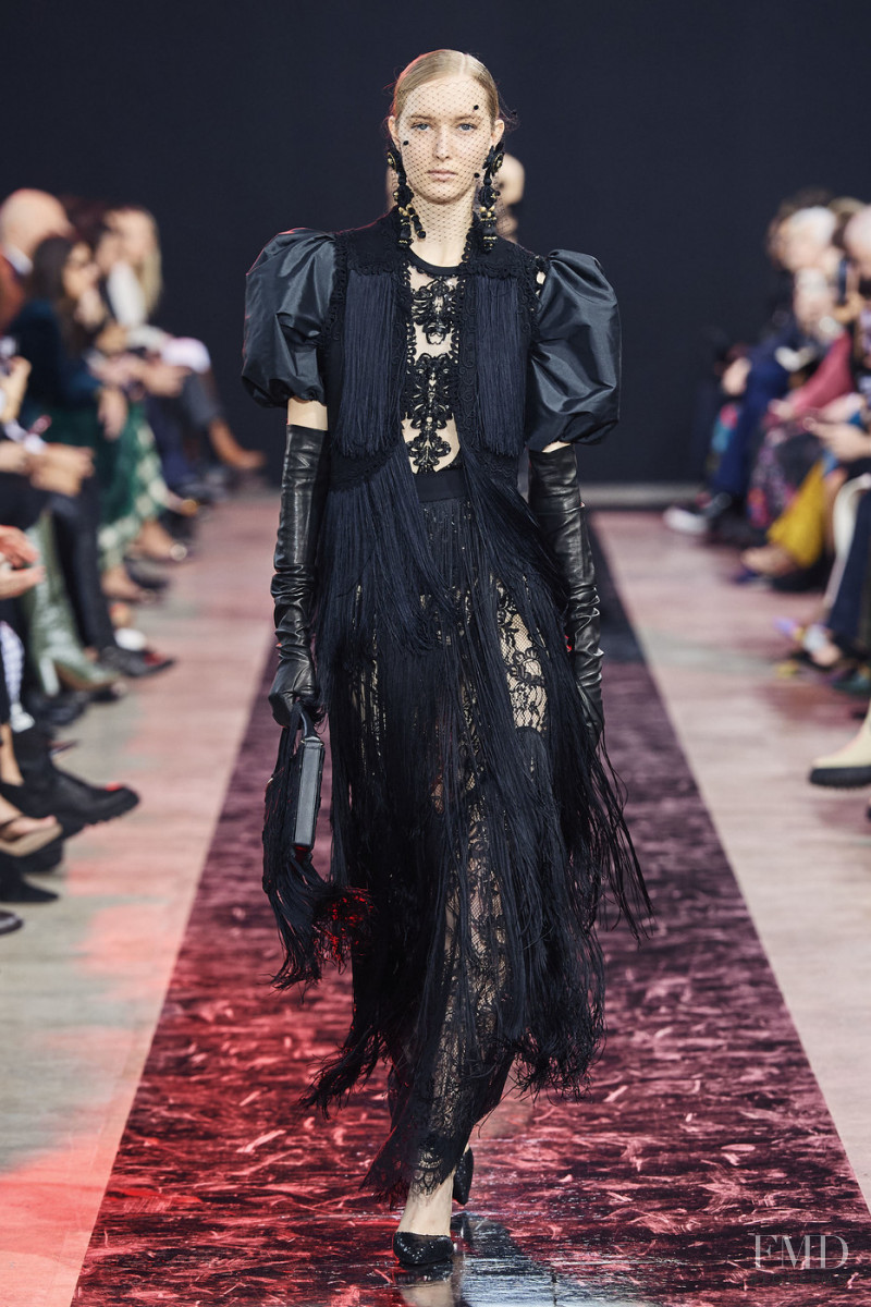 Kateryna Zub featured in  the Elie Saab fashion show for Autumn/Winter 2020