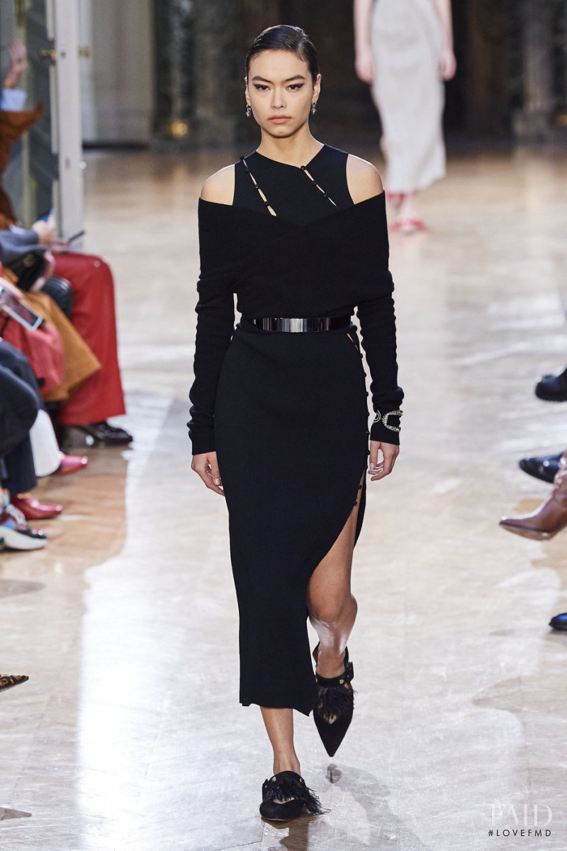 Maryel Uchida featured in  the Altuzarra fashion show for Autumn/Winter 2020
