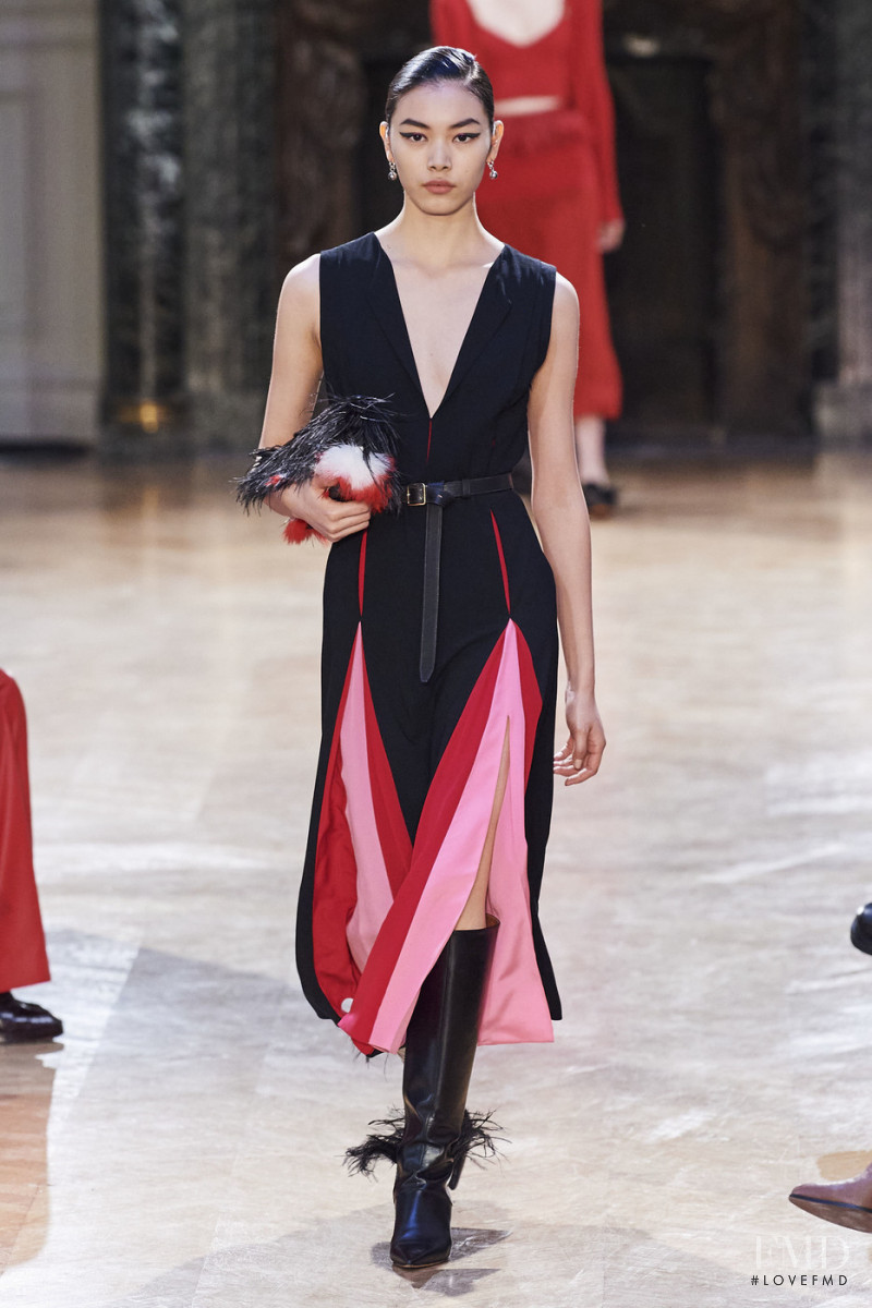 Bingbing Liu featured in  the Altuzarra fashion show for Autumn/Winter 2020