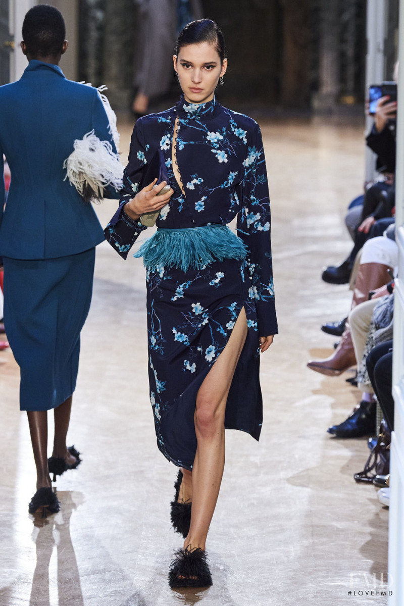 Rachelle Harris featured in  the Altuzarra fashion show for Autumn/Winter 2020
