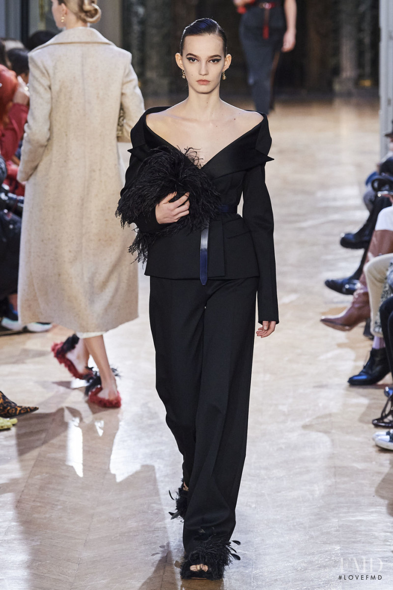 Emma Muszela featured in  the Altuzarra fashion show for Autumn/Winter 2020