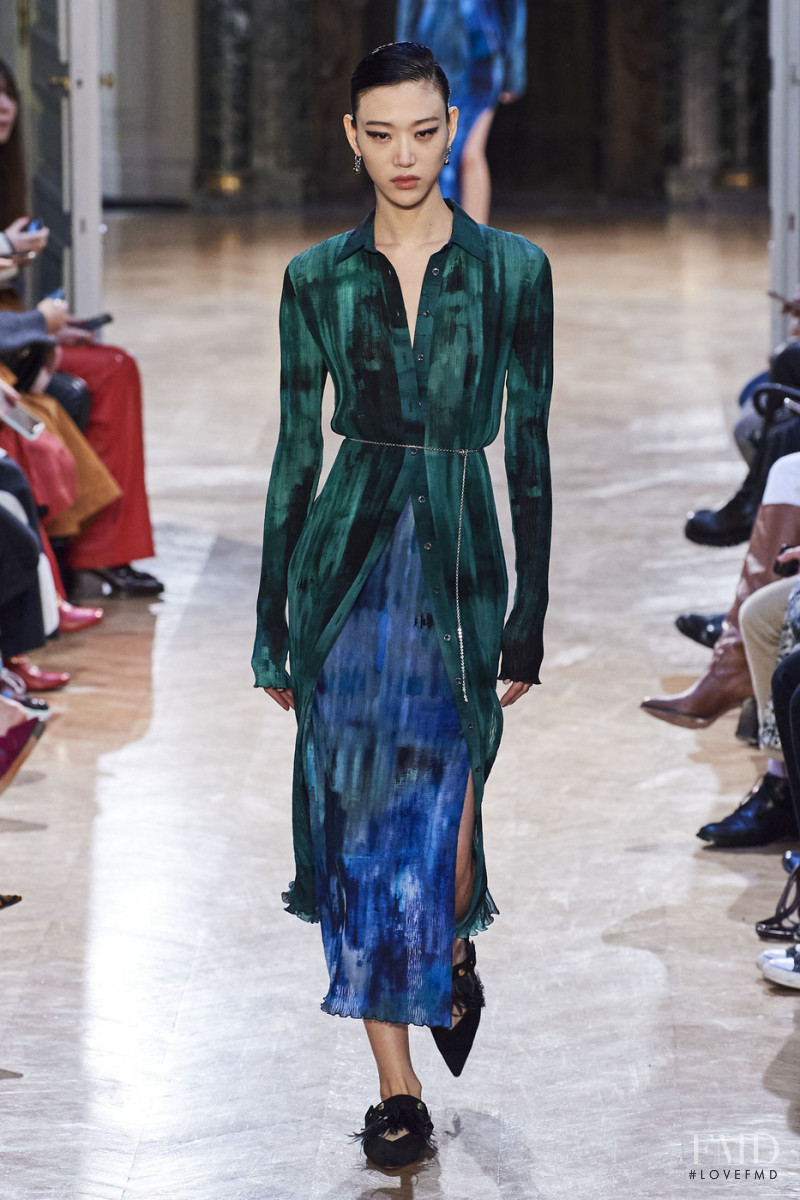 So Ra Choi featured in  the Altuzarra fashion show for Autumn/Winter 2020