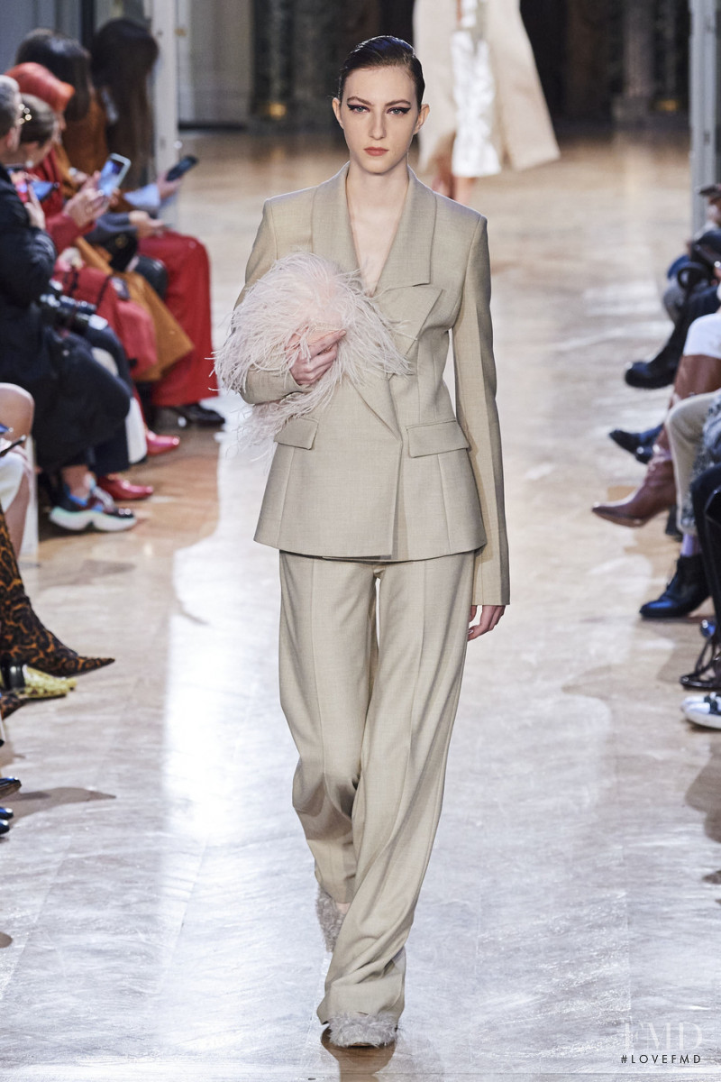 Evelyn Nagy featured in  the Altuzarra fashion show for Autumn/Winter 2020