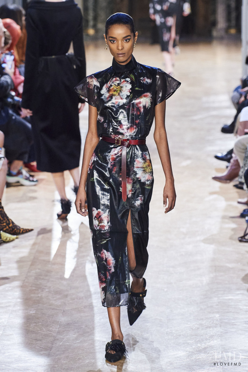 Malika Louback featured in  the Altuzarra fashion show for Autumn/Winter 2020