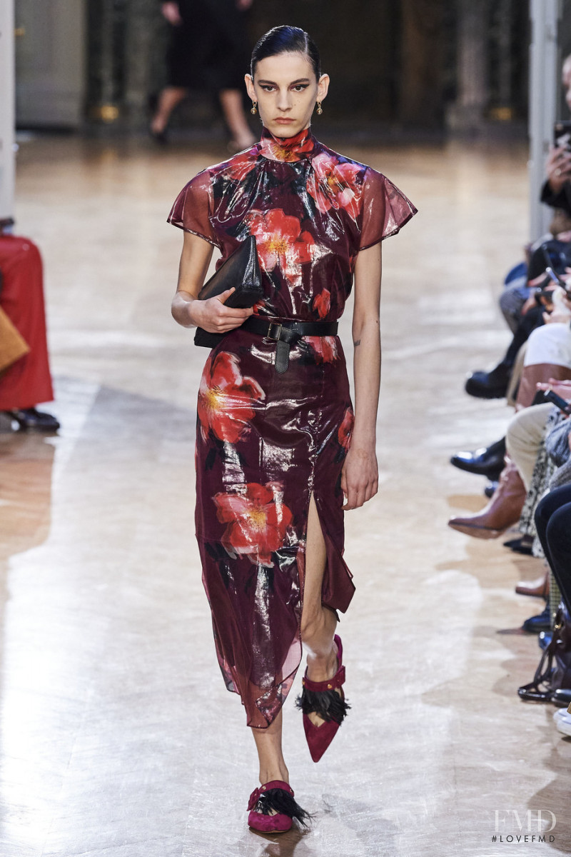 Cyrielle Lalande featured in  the Altuzarra fashion show for Autumn/Winter 2020