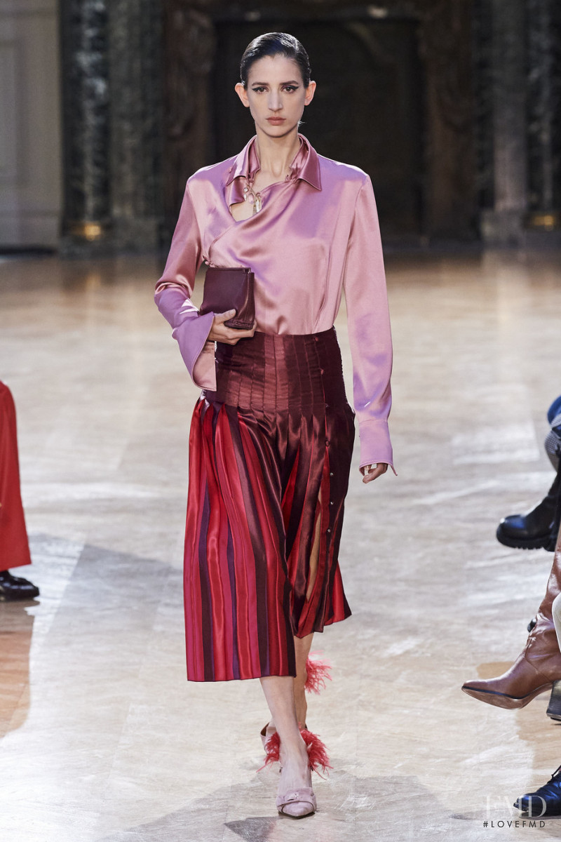 Rachel Marx featured in  the Altuzarra fashion show for Autumn/Winter 2020