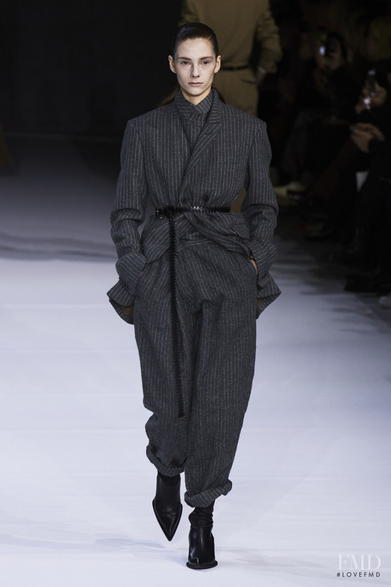 Josephine Guy featured in  the Haider Ackermann fashion show for Autumn/Winter 2020