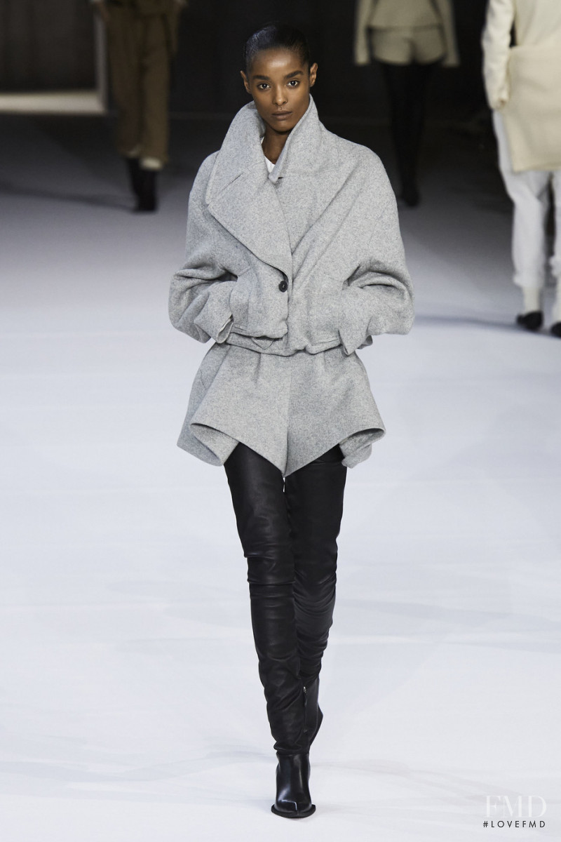 Malika Louback featured in  the Haider Ackermann fashion show for Autumn/Winter 2020