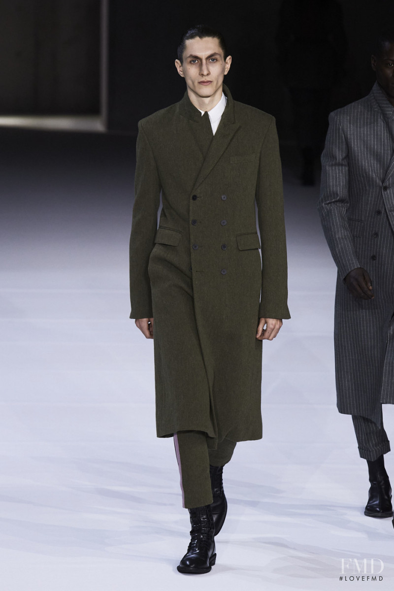 Henry Kitcher featured in  the Haider Ackermann fashion show for Autumn/Winter 2020