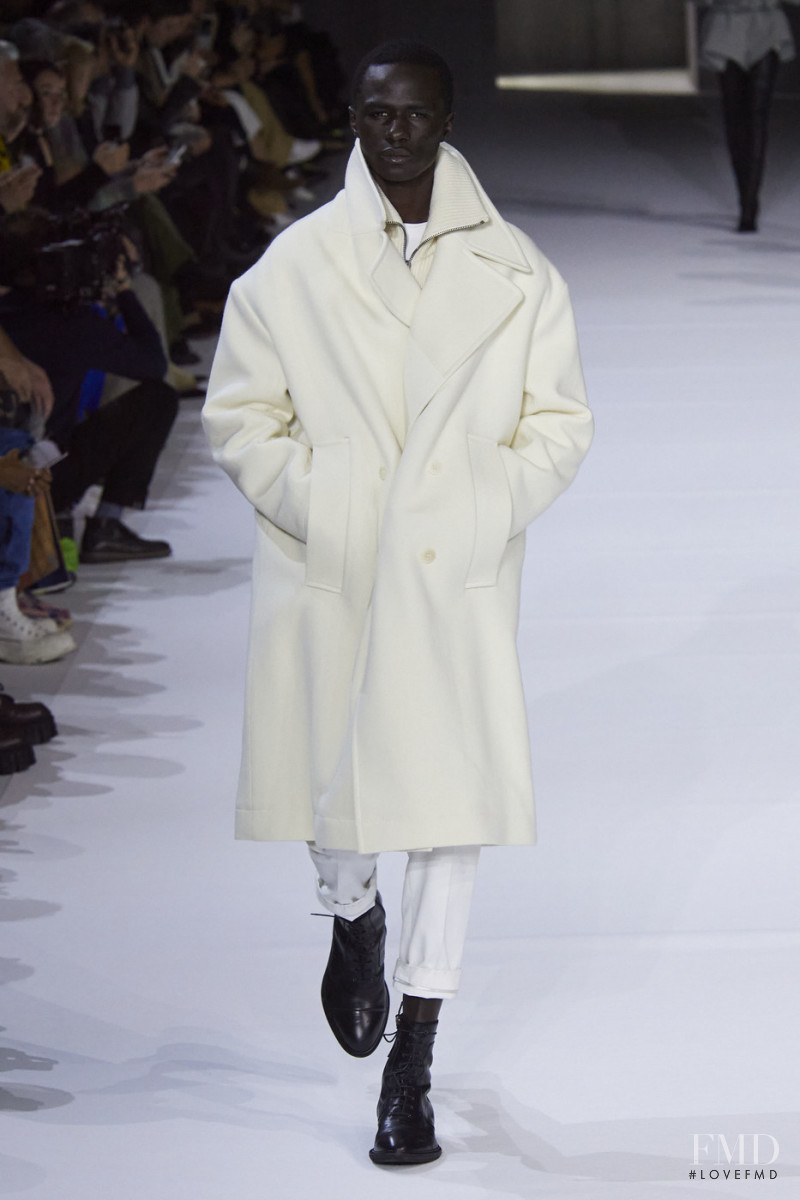 Malick Bodian featured in  the Haider Ackermann fashion show for Autumn/Winter 2020