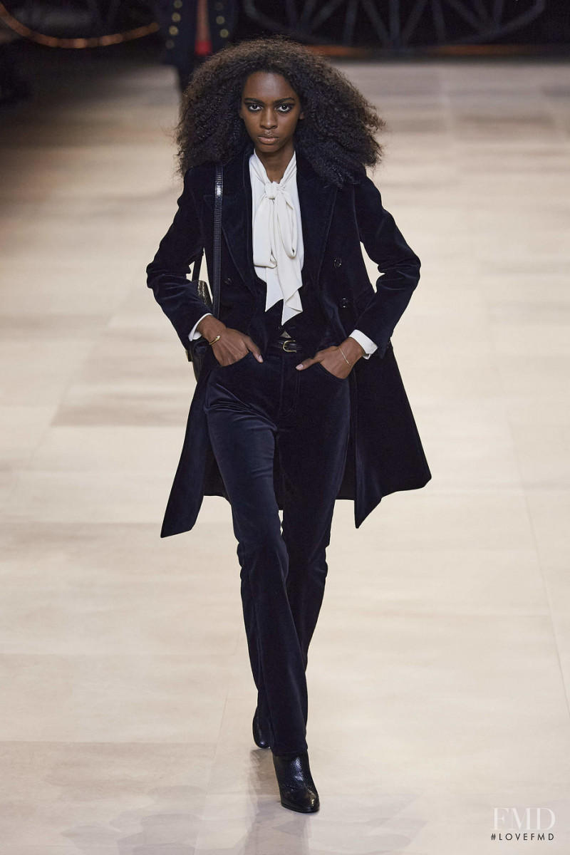 Sharmin Martinez featured in  the Celine fashion show for Autumn/Winter 2020