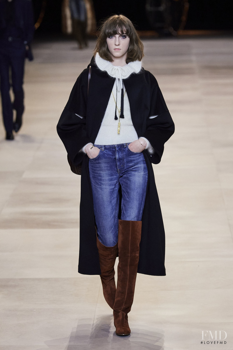 Evelyn Nagy featured in  the Celine fashion show for Autumn/Winter 2020