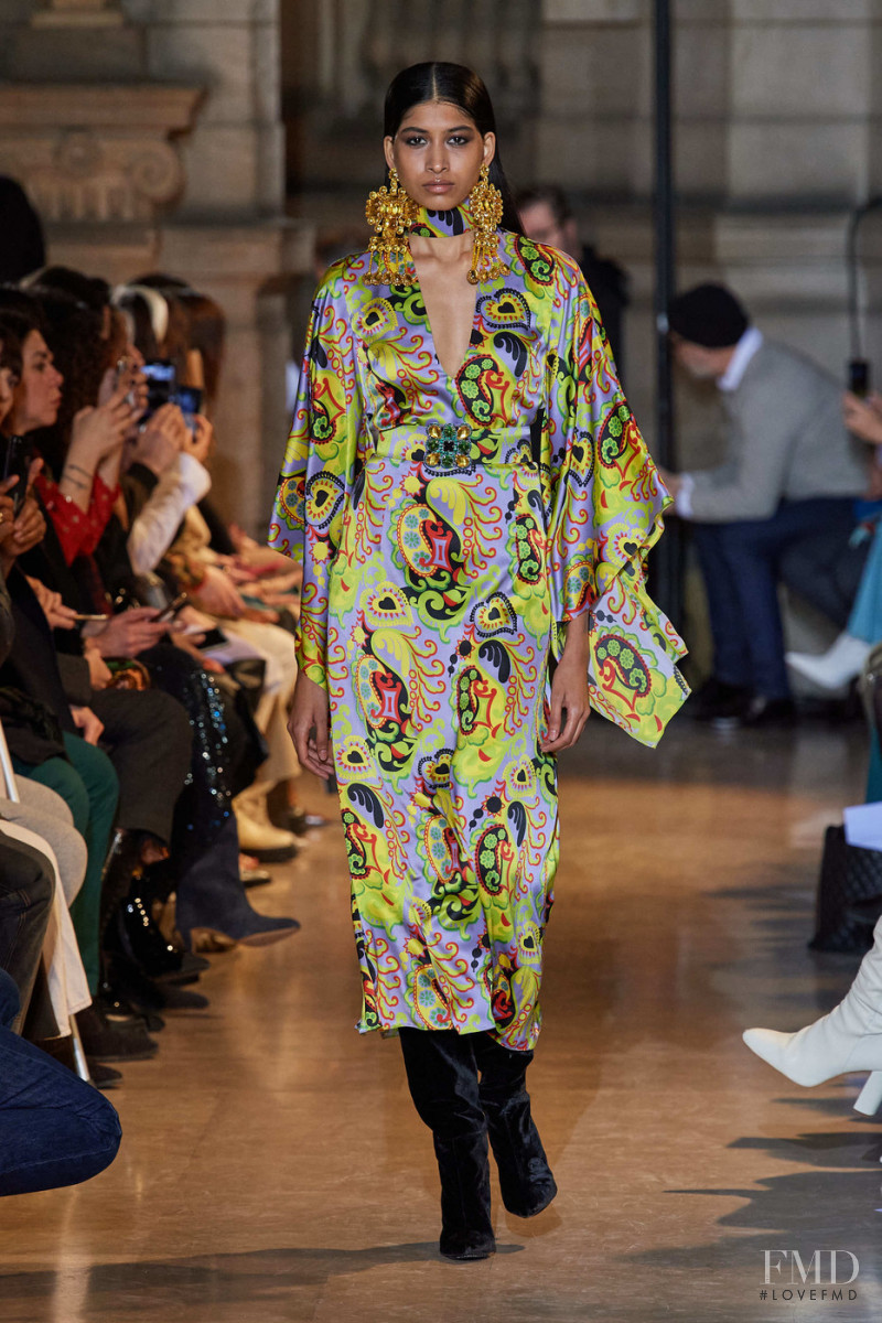 Arya Bendkhale featured in  the Andrew Gn fashion show for Autumn/Winter 2020