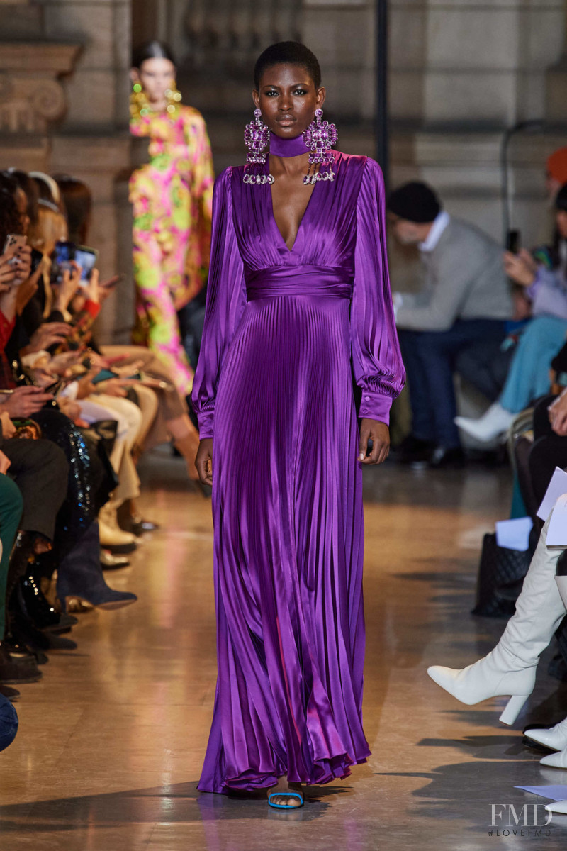 Tobi Momoh featured in  the Andrew Gn fashion show for Autumn/Winter 2020