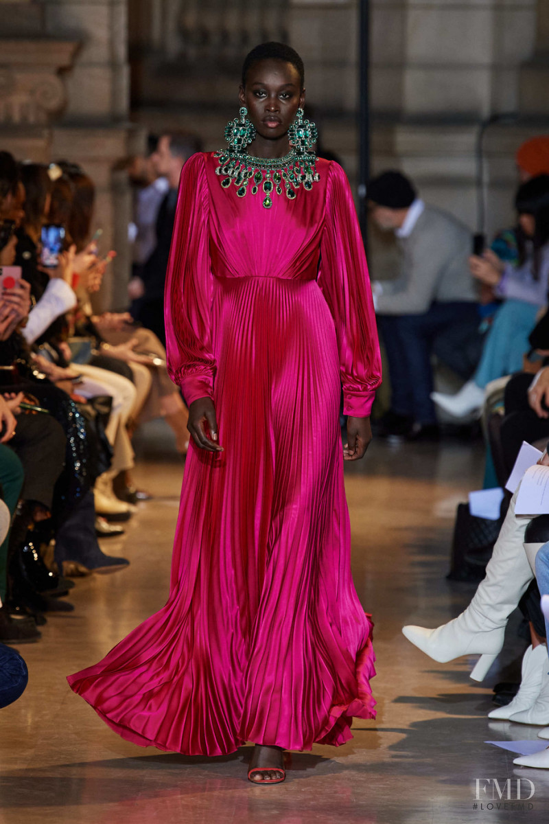 Sabah Koj featured in  the Andrew Gn fashion show for Autumn/Winter 2020