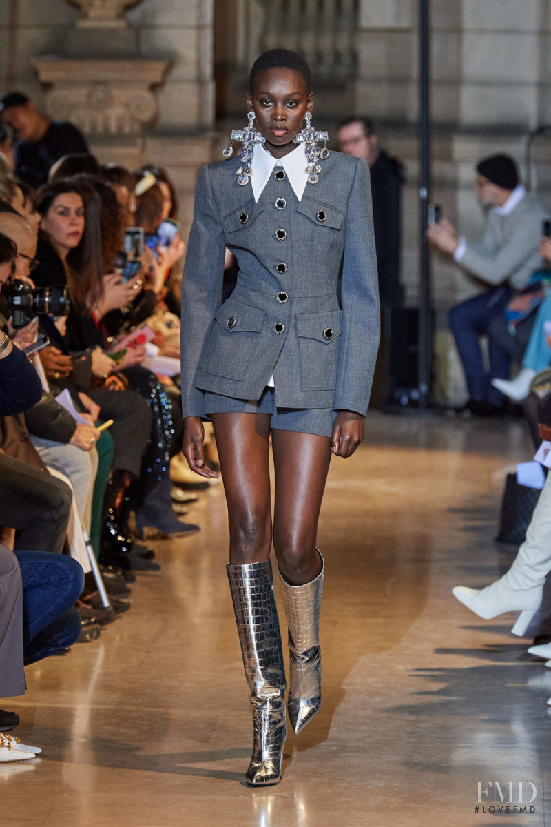 Sabah Koj featured in  the Andrew Gn fashion show for Autumn/Winter 2020