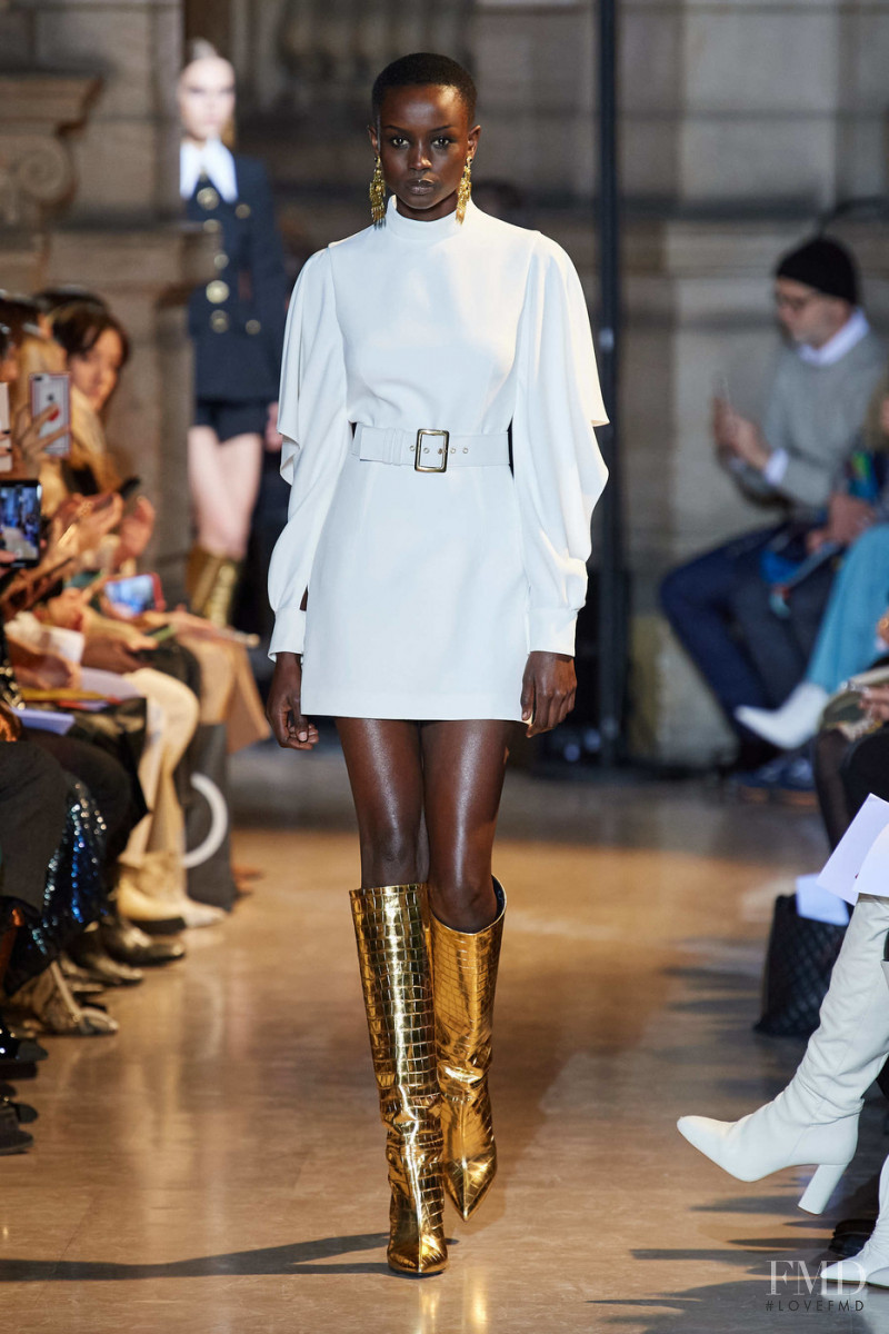 Awuoi Mach Guguei featured in  the Andrew Gn fashion show for Autumn/Winter 2020