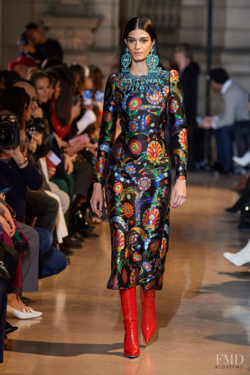 Gunce Gozutok featured in  the Andrew Gn fashion show for Autumn/Winter 2020