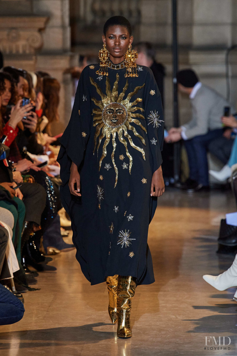 Tobi Momoh featured in  the Andrew Gn fashion show for Autumn/Winter 2020