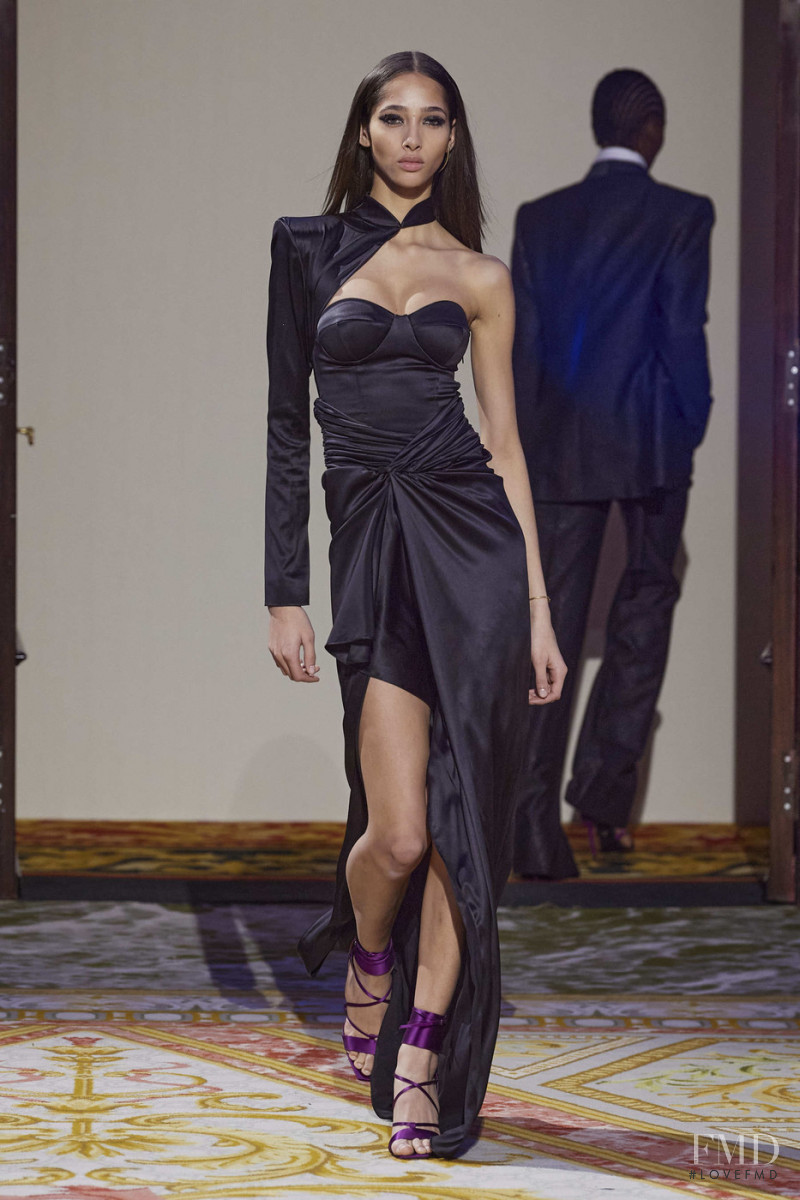Yasmin Wijnaldum featured in  the Redemption fashion show for Autumn/Winter 2020