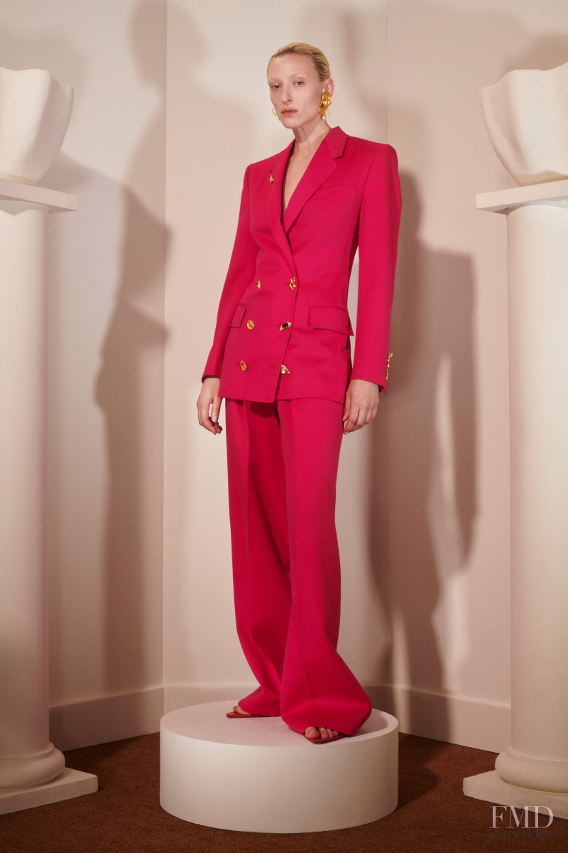 Maggie Maurer featured in  the Schiaparelli lookbook for Autumn/Winter 2020