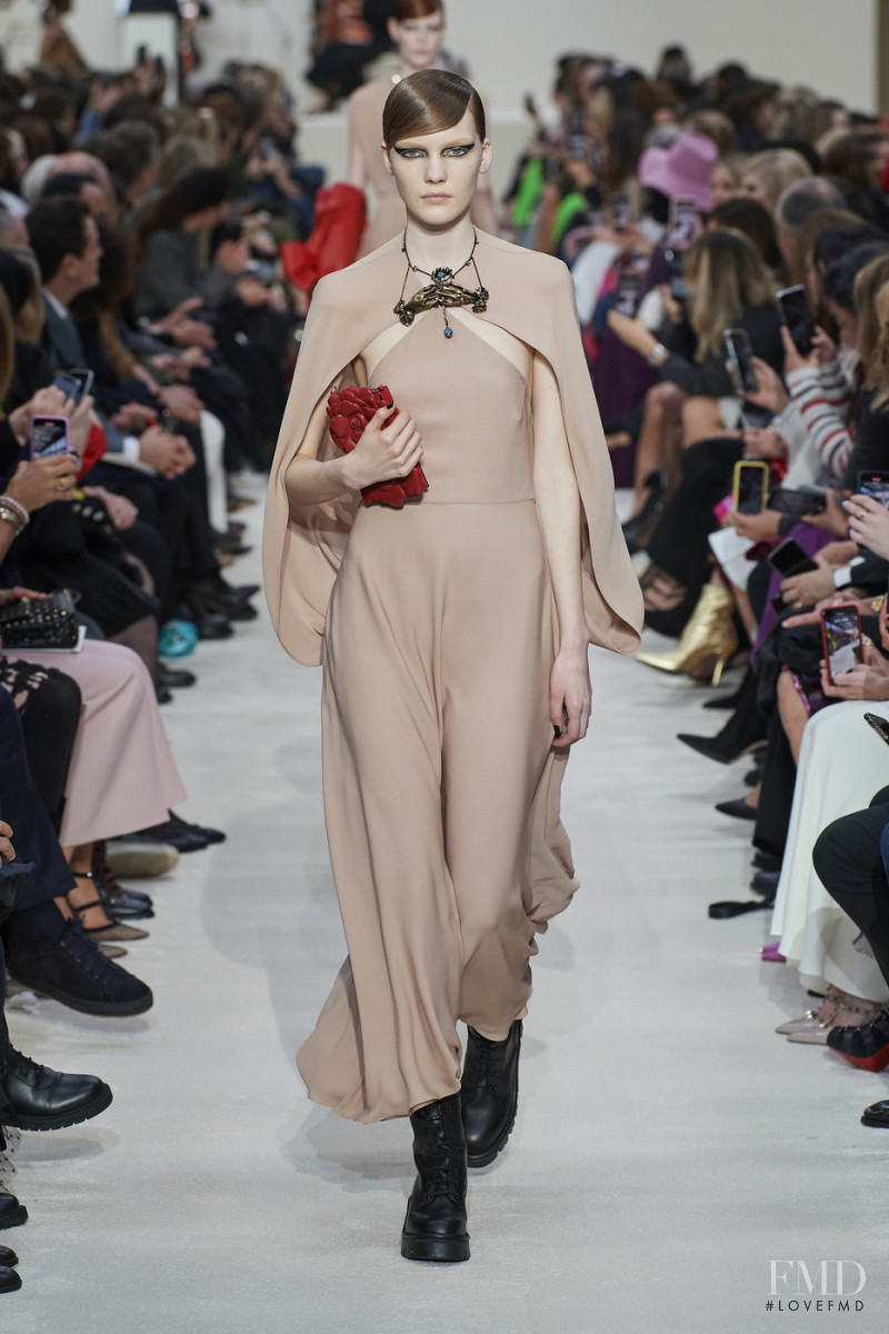 Penelope Ternes featured in  the Valentino fashion show for Autumn/Winter 2020