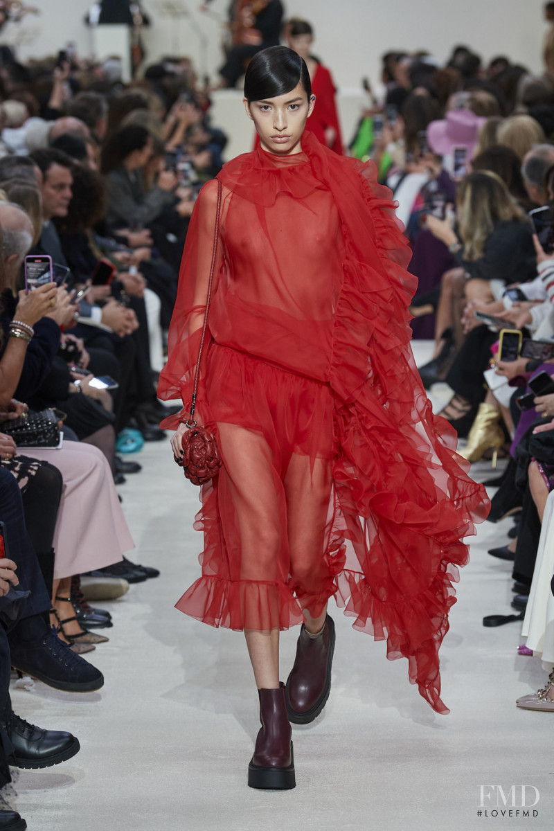 Eliza Scarlett Rutson Pang featured in  the Valentino fashion show for Autumn/Winter 2020