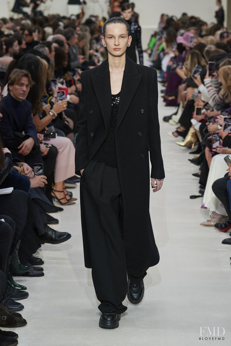 Juno Mitchell featured in  the Valentino fashion show for Autumn/Winter 2020