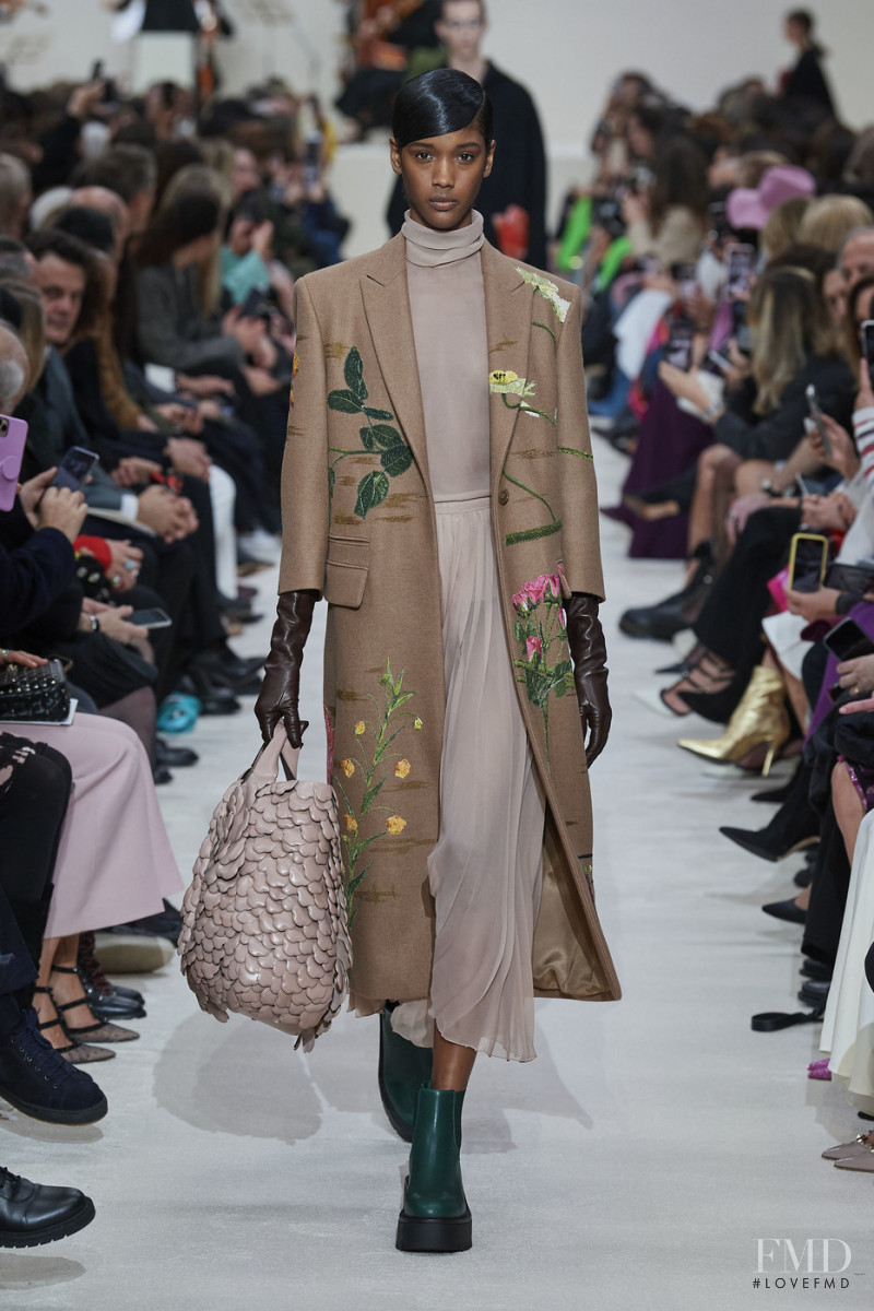 Lissandra Blanco featured in  the Valentino fashion show for Autumn/Winter 2020