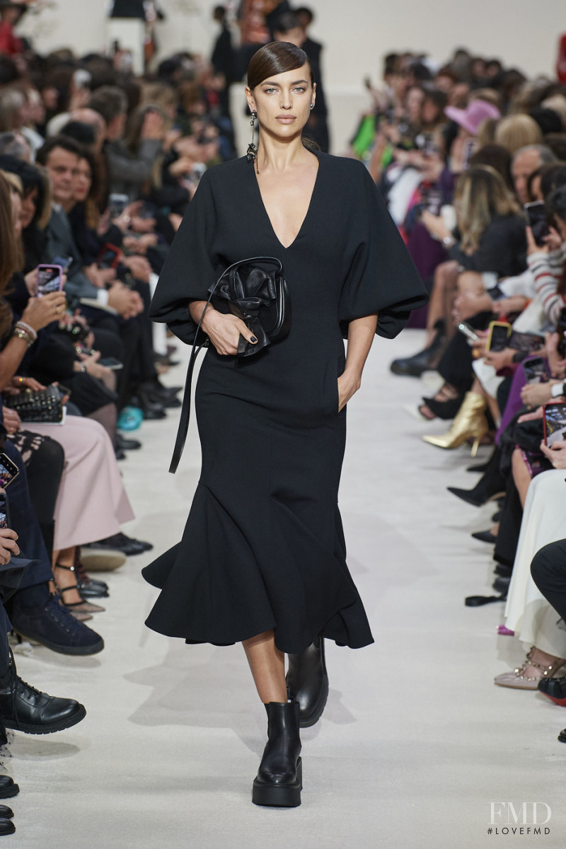 Irina Shayk featured in  the Valentino fashion show for Autumn/Winter 2020