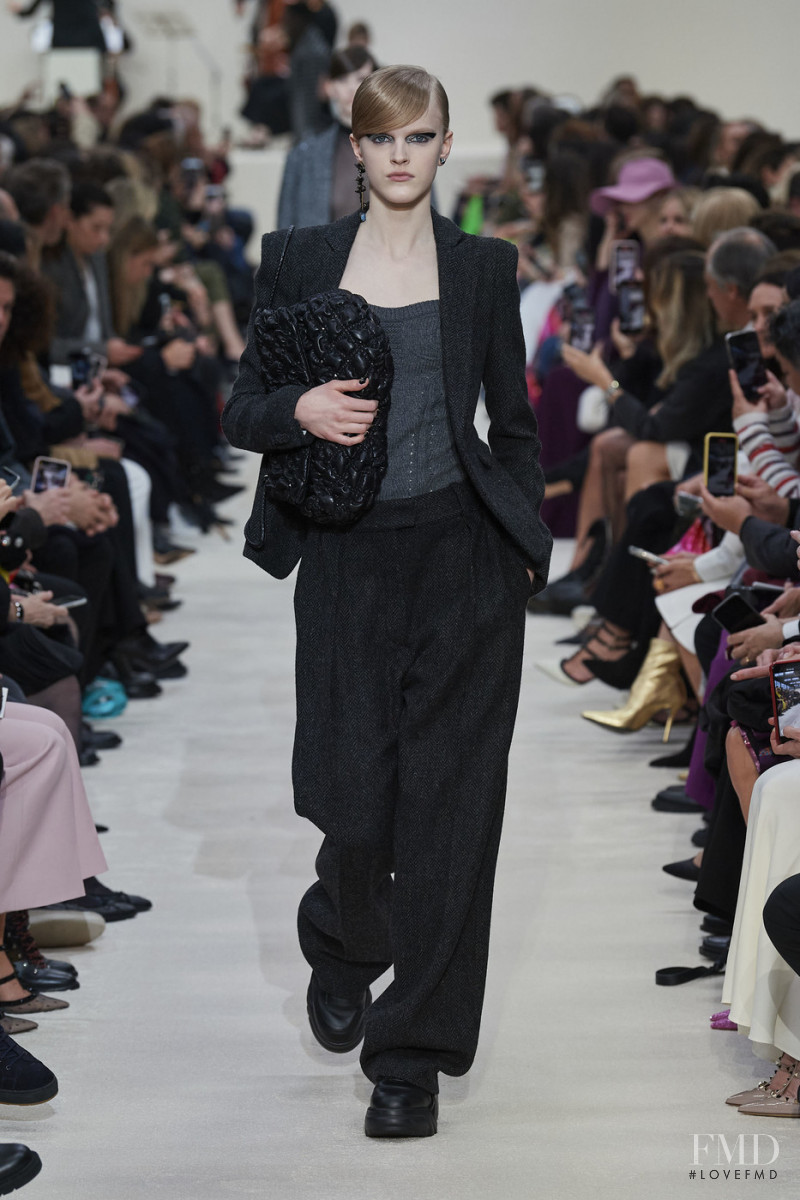 Hannah Motler featured in  the Valentino fashion show for Autumn/Winter 2020