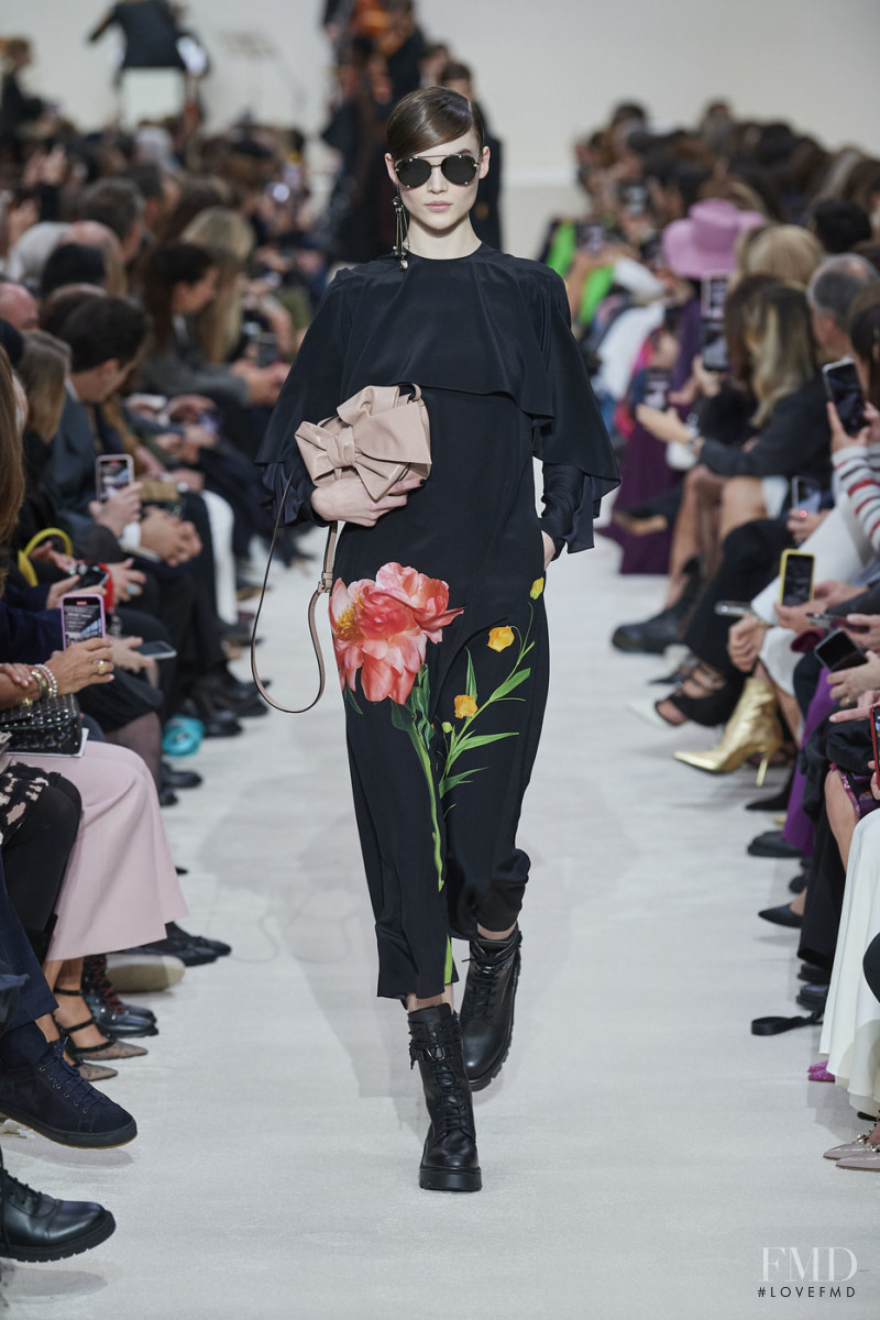 Shayna McNeill featured in  the Valentino fashion show for Autumn/Winter 2020