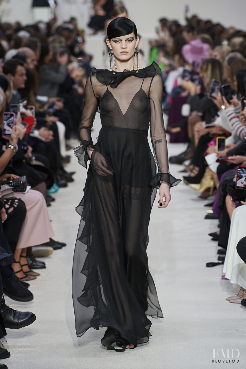Hannah Elyse featured in  the Valentino fashion show for Autumn/Winter 2020