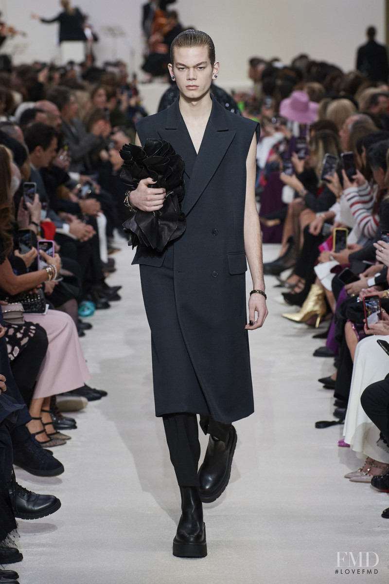 Jacob Lepp featured in  the Valentino fashion show for Autumn/Winter 2020