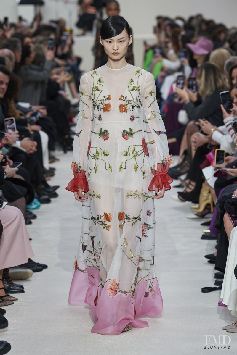 Cong He featured in  the Valentino fashion show for Autumn/Winter 2020