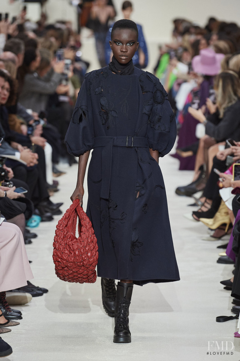 Achenrin Madit featured in  the Valentino fashion show for Autumn/Winter 2020