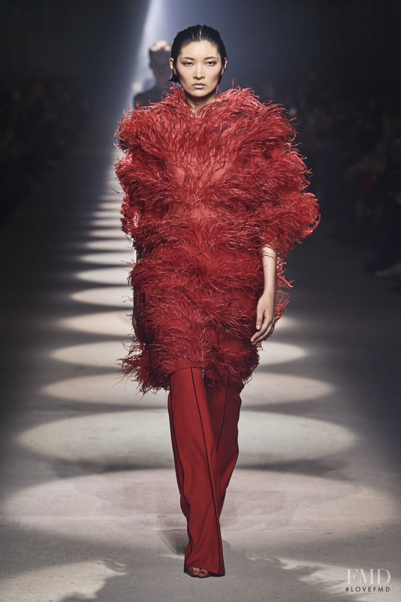 Qin Lei featured in  the Givenchy fashion show for Autumn/Winter 2020
