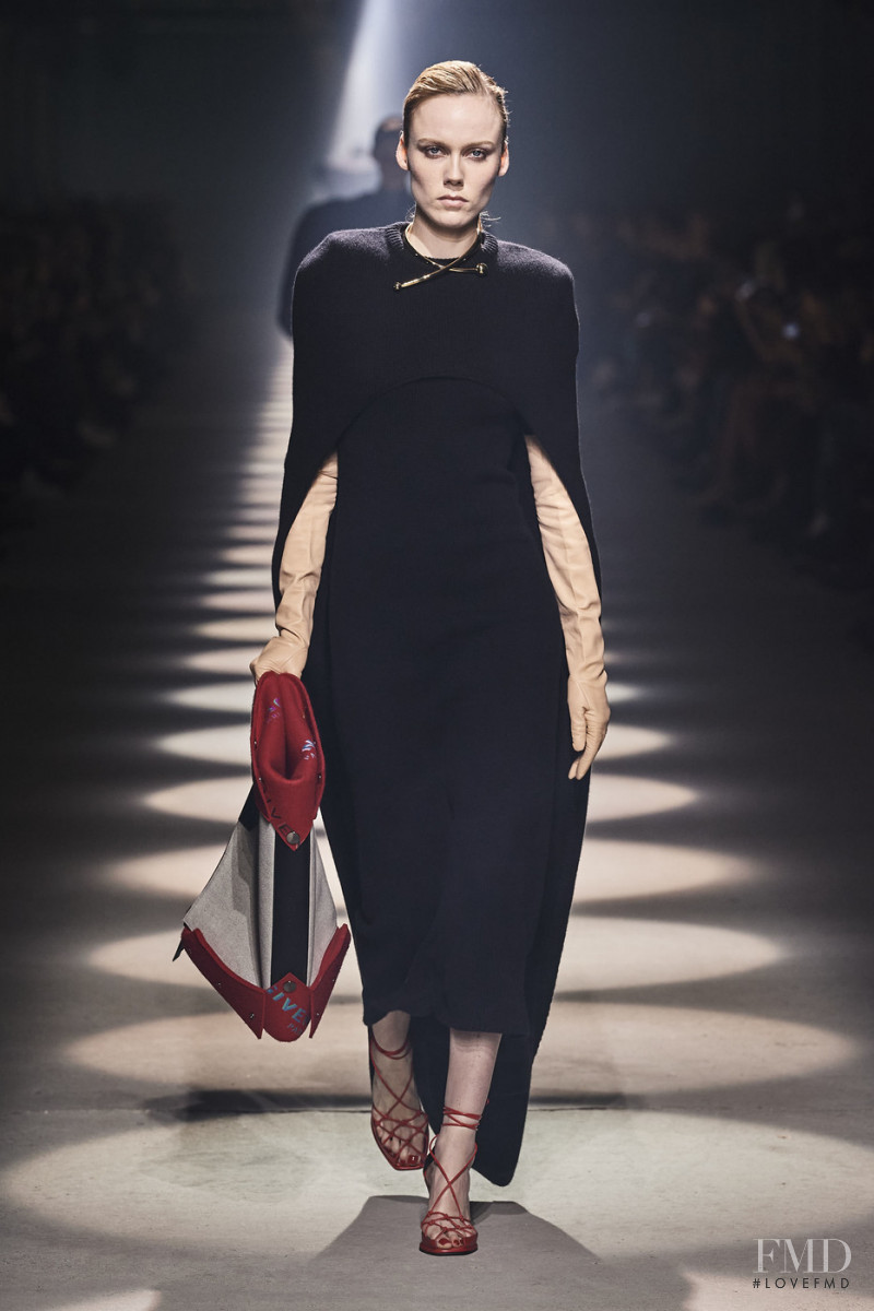 Kiki Willems featured in  the Givenchy fashion show for Autumn/Winter 2020