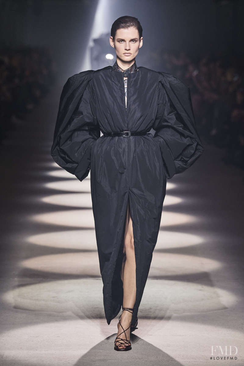 Giedre Dukauskaite featured in  the Givenchy fashion show for Autumn/Winter 2020