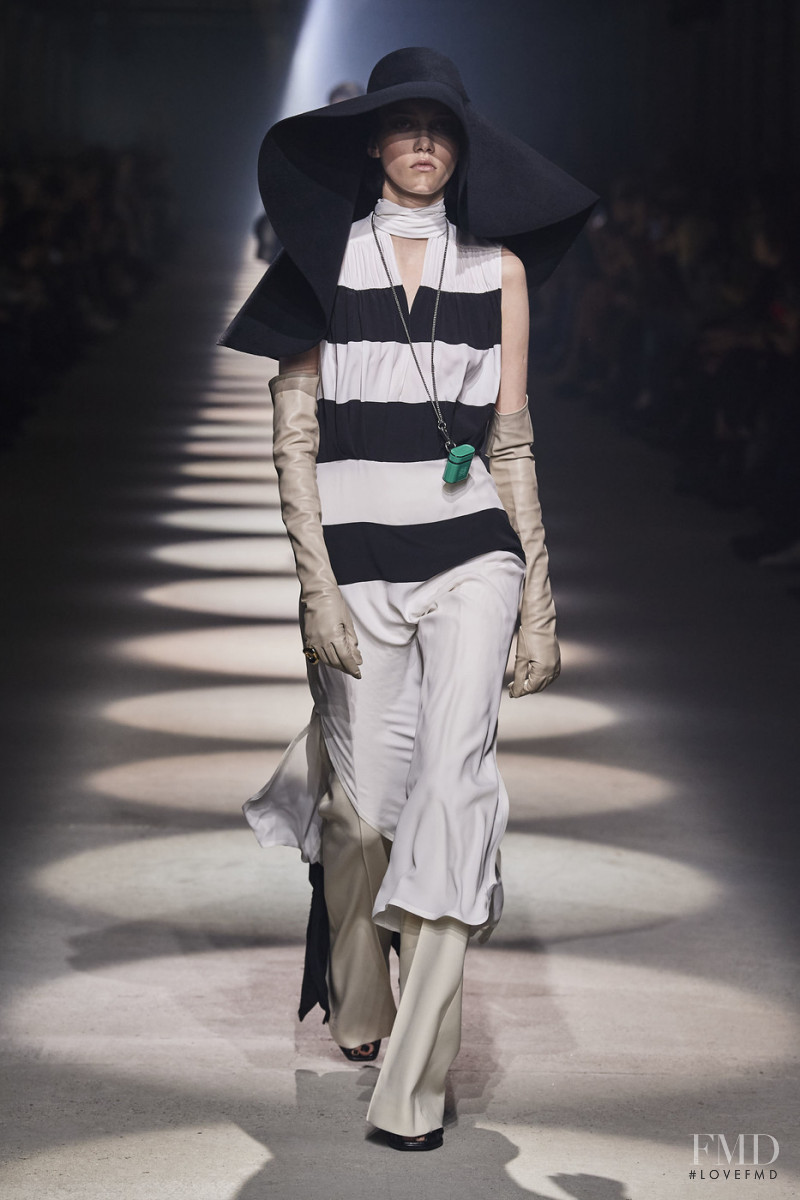 Sofia Steinberg featured in  the Givenchy fashion show for Autumn/Winter 2020