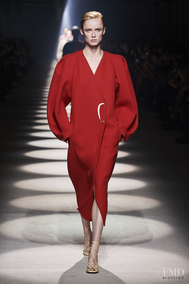 Rianne Van Rompaey featured in  the Givenchy fashion show for Autumn/Winter 2020