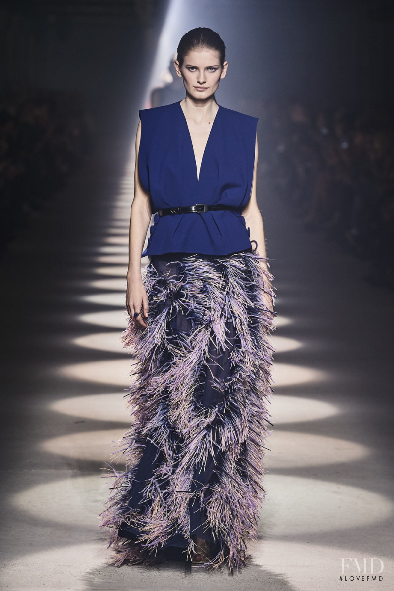 Signe Veiteberg featured in  the Givenchy fashion show for Autumn/Winter 2020