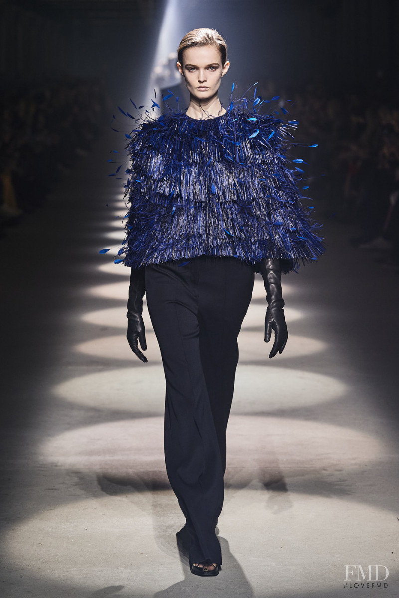 Lulu Tenney featured in  the Givenchy fashion show for Autumn/Winter 2020