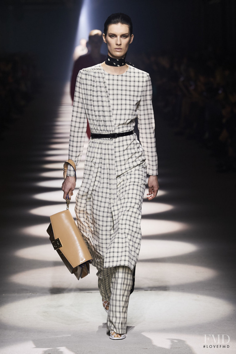 Marte Mei van Haaster featured in  the Givenchy fashion show for Autumn/Winter 2020
