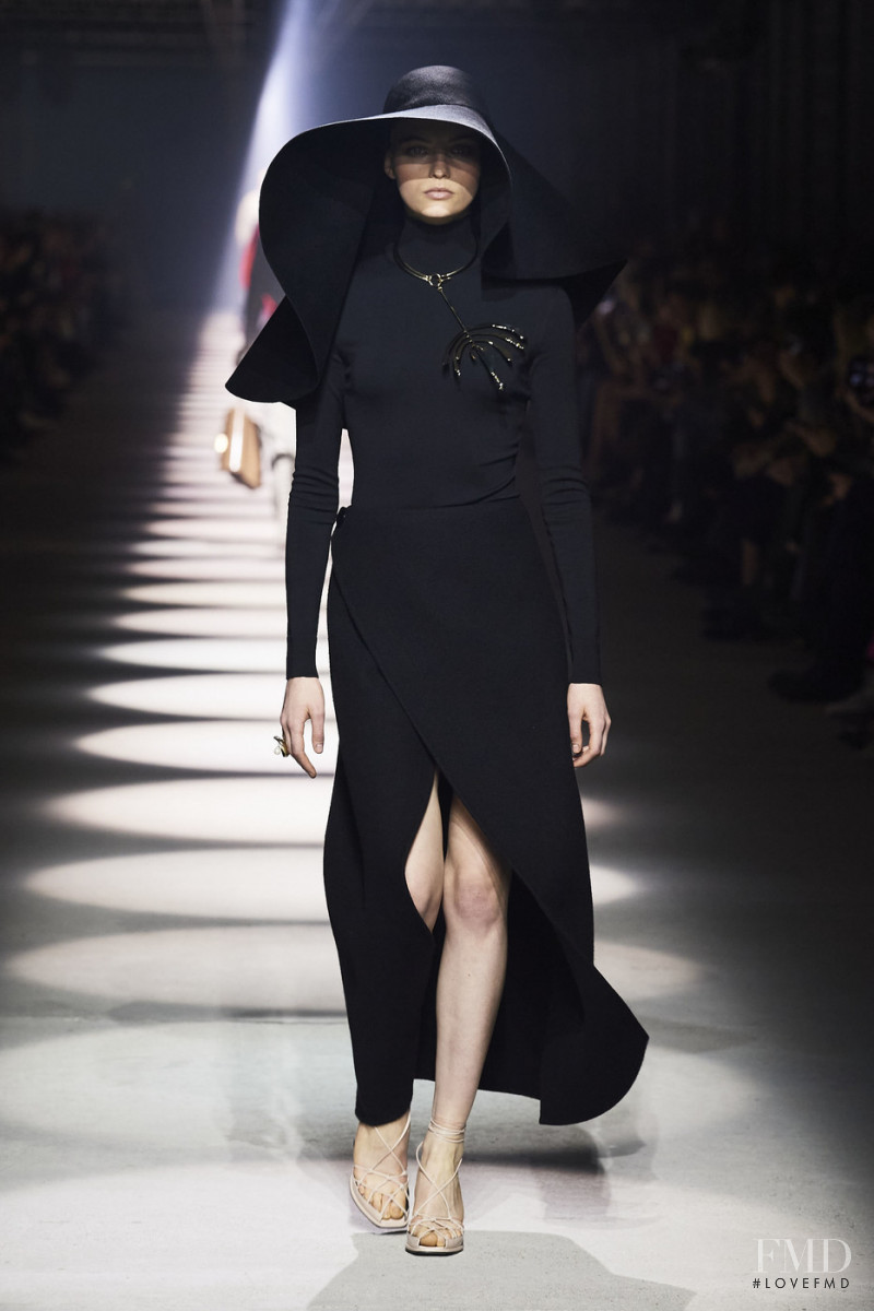 Fran Summers featured in  the Givenchy fashion show for Autumn/Winter 2020